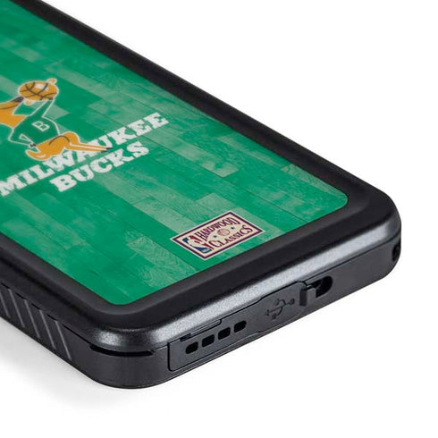 NBA Milwaukee Bucks Hardwood Classics Galaxy S24 Plus Waterproof Case