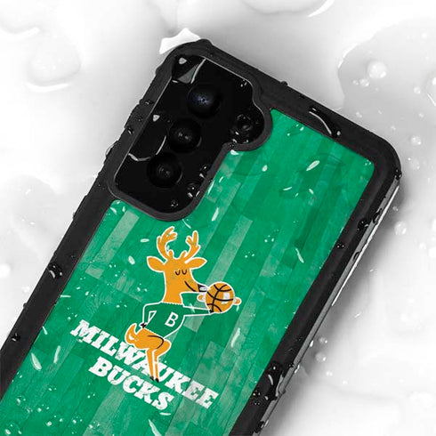 NBA Milwaukee Bucks Hardwood Classics Galaxy S24 Plus Waterproof Case