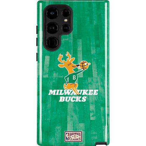 NBA Milwaukee Bucks Hardwood Classics Galaxy S25 Ultra Impact Case