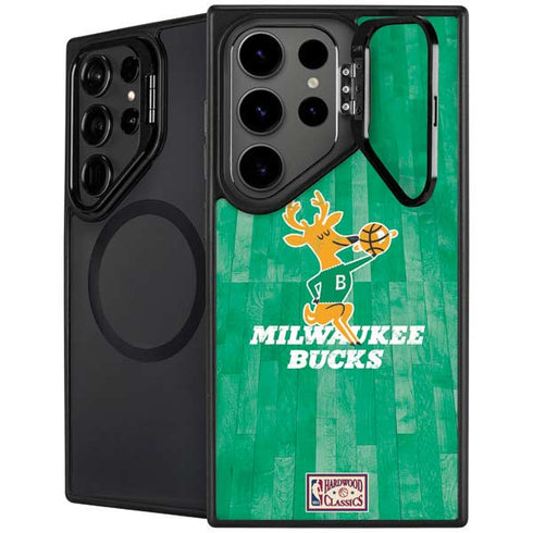 NBA Milwaukee Bucks Hardwood Classics Galaxy S24 Ultra Kickstand Case