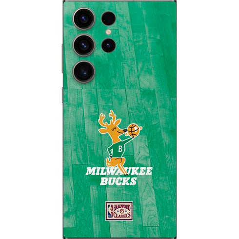 NBA Milwaukee Bucks Hardwood Classics Galaxy S24 Ultra Skin