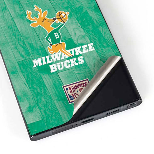 NBA Milwaukee Bucks Hardwood Classics Galaxy S25 Ultra Skin
