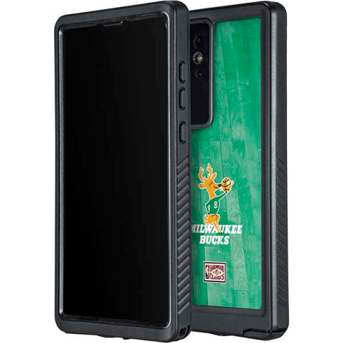 NBA Milwaukee Bucks Hardwood Classics Galaxy S24 Ultra Waterproof Case