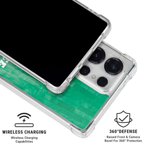 NBA Milwaukee Bucks Hardwood Classics Galaxy S25 Ultra Clear Case