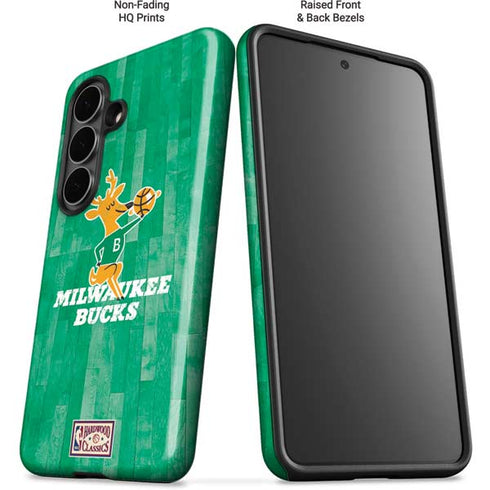 NBA Milwaukee Bucks Hardwood Classics Galaxy S26 Impact Case