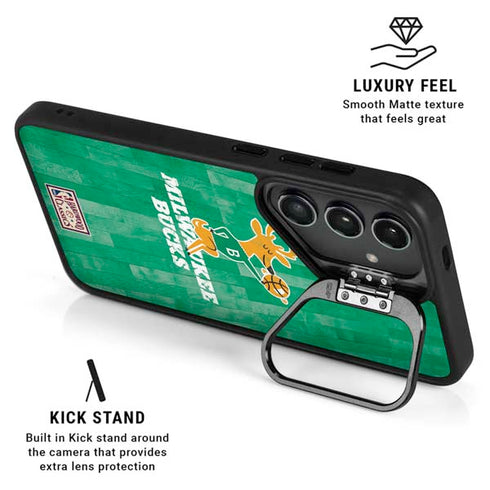 NBA Milwaukee Bucks Hardwood Classics Galaxy S26 Kickstand Case