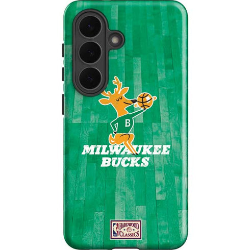 NBA Milwaukee Bucks Hardwood Classics Galaxy S26 Plus Impact Case