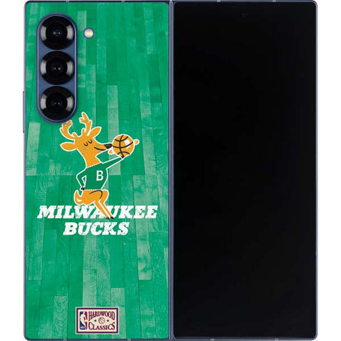 NBA Milwaukee Bucks Hardwood Classics Galaxy Z Fold6 Skin