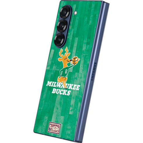 NBA Milwaukee Bucks Hardwood Classics Galaxy Z Fold6 Skin
