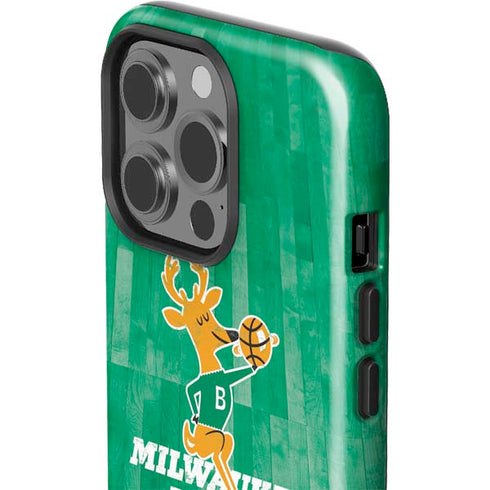 NBA Milwaukee Bucks Hardwood Classics iPhone 15 Pro Impact Case