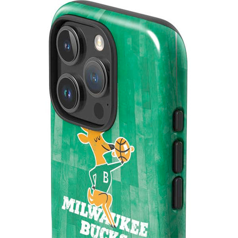 NBA Milwaukee Bucks Hardwood Classics iPhone 16 Pro Impact Case