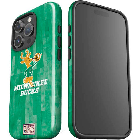 NBA Milwaukee Bucks Hardwood Classics iPhone 16 Pro Impact Case