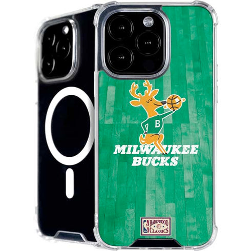 NBA Milwaukee Bucks Hardwood Classics iPhone 16 Pro MagSafe Case
