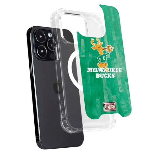 NBA Milwaukee Bucks Hardwood Classics iPhone 16 Pro Max MagSafe Case
