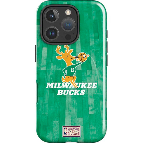 NBA Milwaukee Bucks Hardwood Classics iPhone 16 Pro Max Magsafe Impact Case