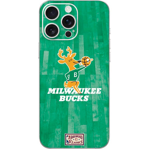 NBA Milwaukee Bucks Hardwood Classics iPhone 16 Pro Max Skin