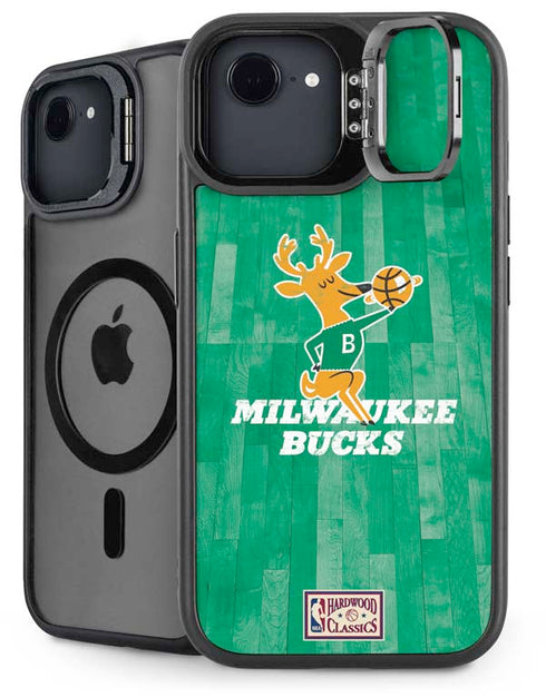 NBA Milwaukee Bucks Hardwood Classics iPhone 16e Kickstand Case