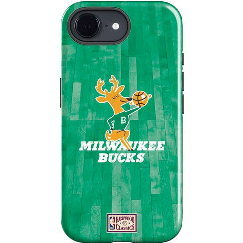 NBA Milwaukee Bucks Hardwood Classics iPhone 16e Impact Case