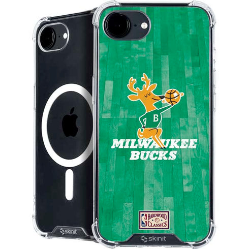 NBA Milwaukee Bucks Hardwood Classics iPhone 16e MagSafe Case