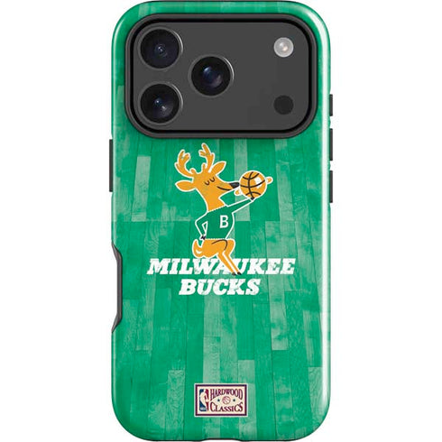 NBA Milwaukee Bucks Hardwood Classics iPhone 18 Pro Max Impact Case