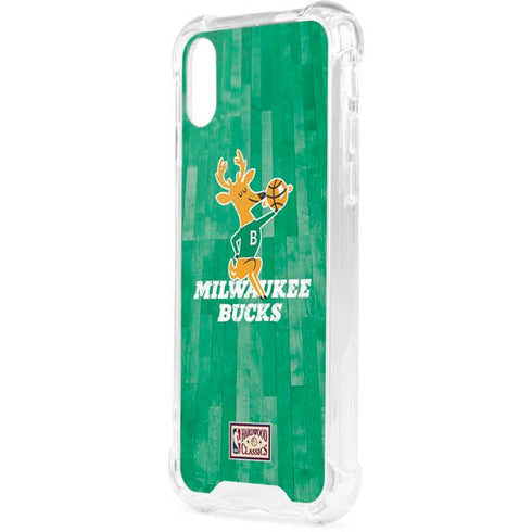 NBA Milwaukee Bucks Hardwood Classics iPhone XS Clear Case