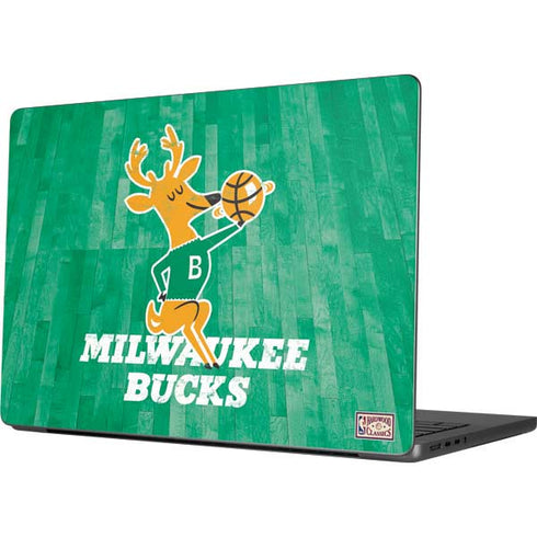 NBA Milwaukee Bucks Hardwood Classics Apple MacBook Pro 14-inch Skin