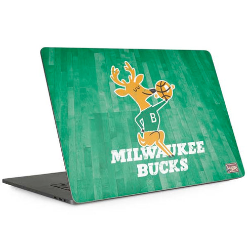 NBA Milwaukee Bucks Hardwood Classics MacBook Skins