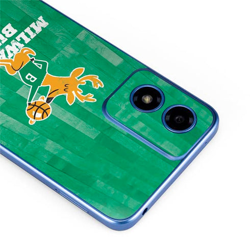 NBA Milwaukee Bucks Hardwood Classics Moto G Play 4G (2024) Skin