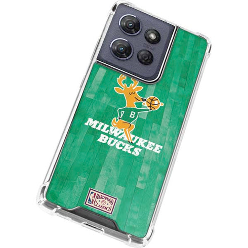 NBA Milwaukee Bucks Hardwood Classics Moto G Power 5G (2025) Clear Case