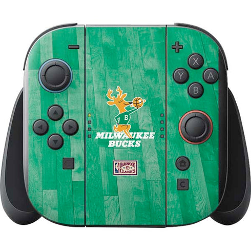 NBA Milwaukee Bucks Hardwood Classics Nintendo Switch 2 (2025) with Joy-Con Skin