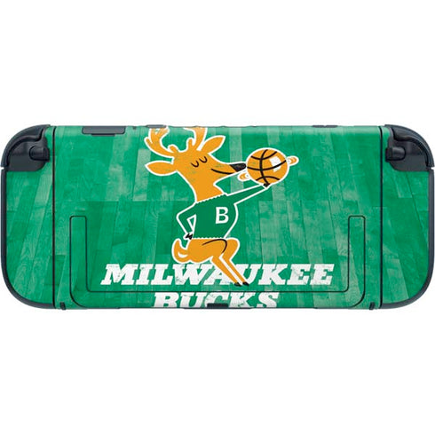 NBA Milwaukee Bucks Hardwood Classics Nintendo Switch 2 (2025) with Joy-Con Skin