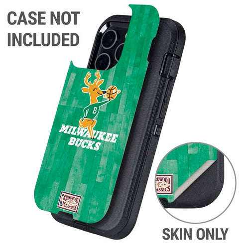 NBA Milwaukee Bucks Hardwood Classics Otterbox Defender iPhone Skin