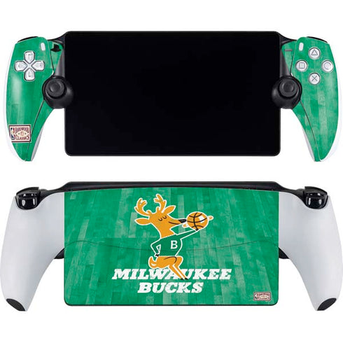NBA Milwaukee Bucks Hardwood Classics PlayStation Portal Remote Player Skin