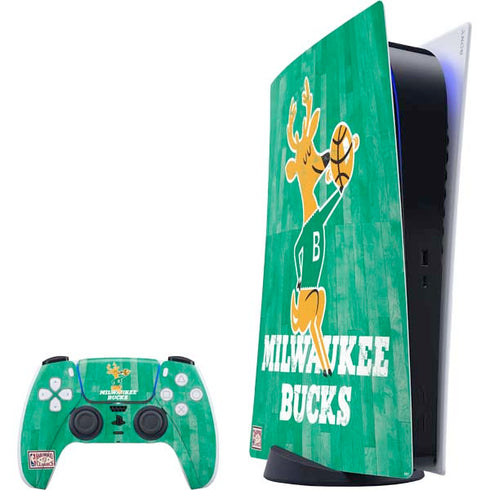 NBA Milwaukee Bucks Hardwood Classics PlayStation PS5 Skins