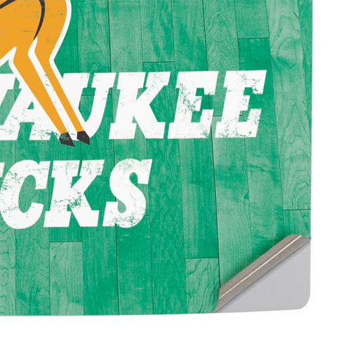 NBA Milwaukee Bucks Hardwood Classics PS5 Pro Console Skin