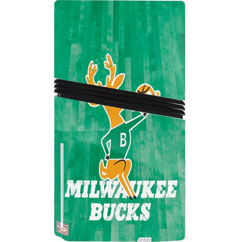 NBA Milwaukee Bucks Hardwood Classics PS5 Pro Disk Bundle Skin