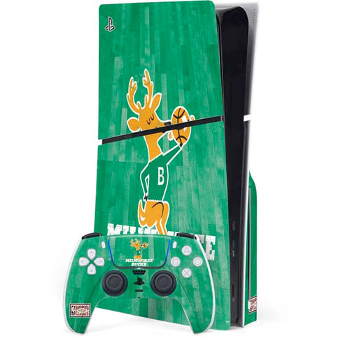 NBA Milwaukee Bucks Hardwood Classics PlayStation PS5 Skins
