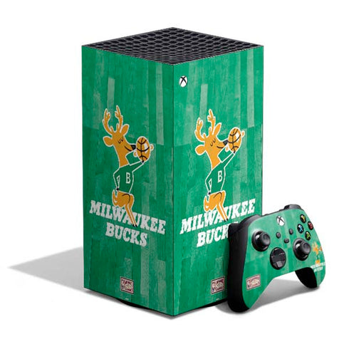 NBA Milwaukee Bucks Hardwood Classics XBox Series X Digital Edition Bundle Skin