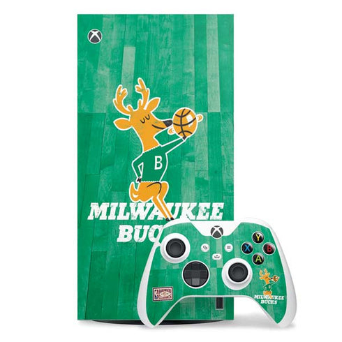 NBA Milwaukee Bucks Hardwood Classics Xbox Series X Skins