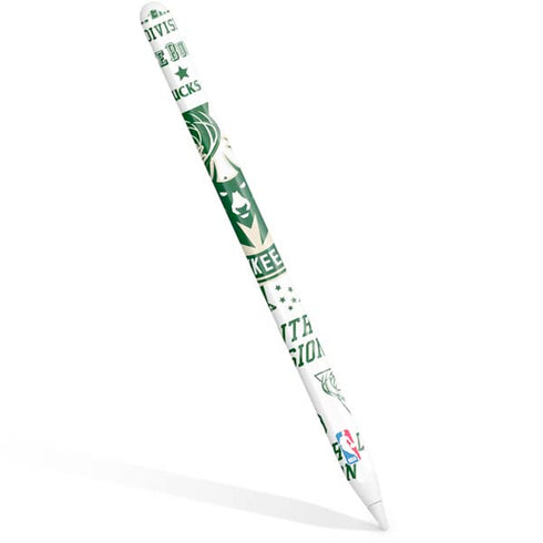 NBA Milwaukee Bucks Historic Blast New Apple Pencil (2nd Gen 2019) Skin