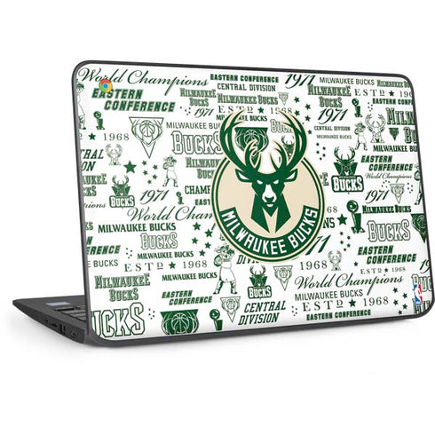 NBA Milwaukee Bucks Historic Blast New HP Chromebook Skin