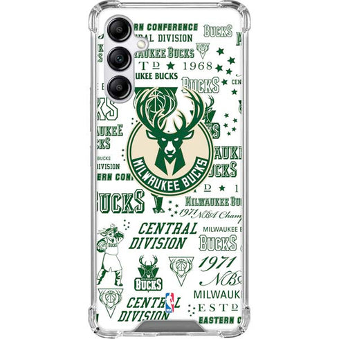 NBA Milwaukee Bucks Historic Blast New Gabb Phone 4 Clear Case