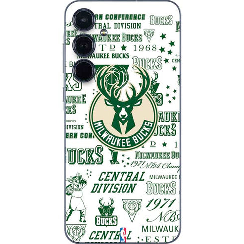 NBA Milwaukee Bucks Historic Blast New Galaxy A35 5G Skin
