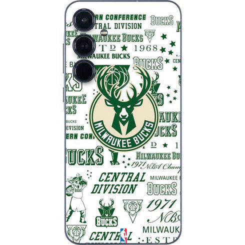 NBA Milwaukee Bucks Historic Blast New Galaxy A55 5G Skin