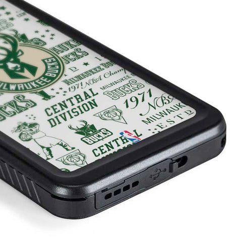 NBA Milwaukee Bucks Historic Blast New Galaxy S24 Waterproof Case