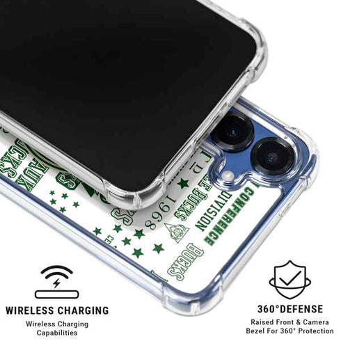 NBA Milwaukee Bucks Historic Blast New Galaxy S25 Plus Clear Case