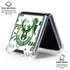 NBA Milwaukee Bucks Historic Blast New Galaxy Z Flip6 Clear Case