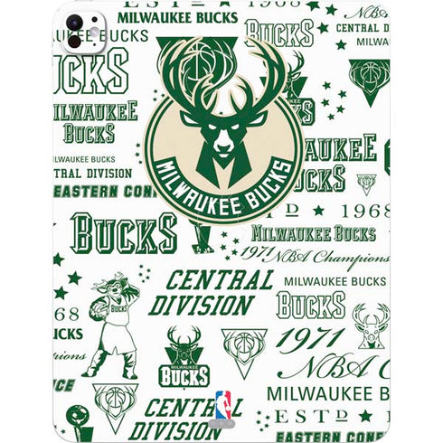 NBA Milwaukee Bucks Historic Blast New iPad Pro 13in M4 (2024) Skin