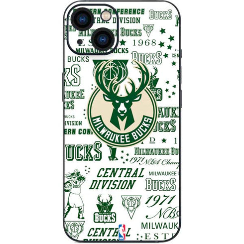 NBA Milwaukee Bucks Historic Blast New iPhone 15 Skin
