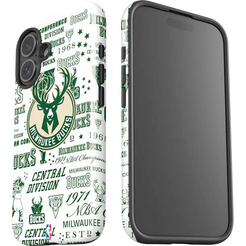 NBA Milwaukee Bucks Historic Blast New iPhone 16 Impact Case